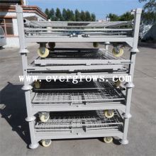 Stackable Industrial Steel Folding Turnover Pallet Box