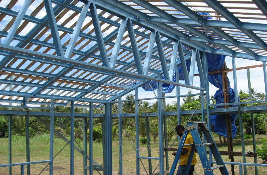 Arquitectura del paisaje escénico acero luz