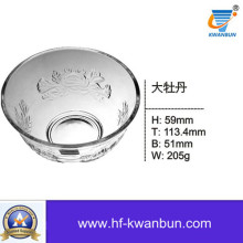 Decorative Embossing Glass Bowl for Centerpieces