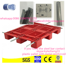 steel reinforced plastic pallet, recycle plastic pallet,solid plastic pallet box