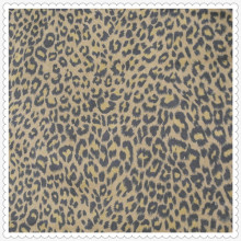 Leopard printed polyester cloth for garment