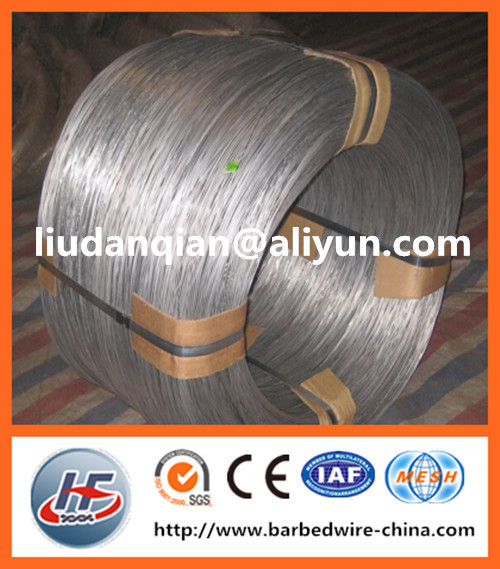 Plastic coated wire loop ties/single loop baling wire ties/double end loop tie wire