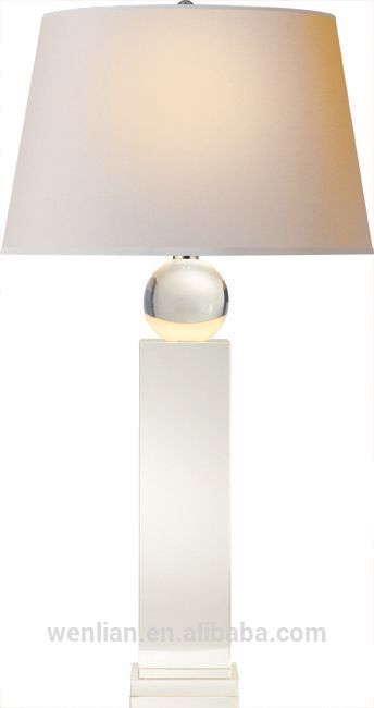 Modern beautiful crystal table lamp for bedroom