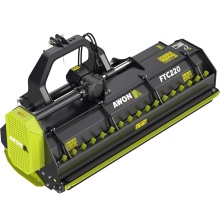 AWON FTC160-180-200-220 Offset Rear-Mounted Tractor Flail Mower Mulcher for Vineyards and Orchards