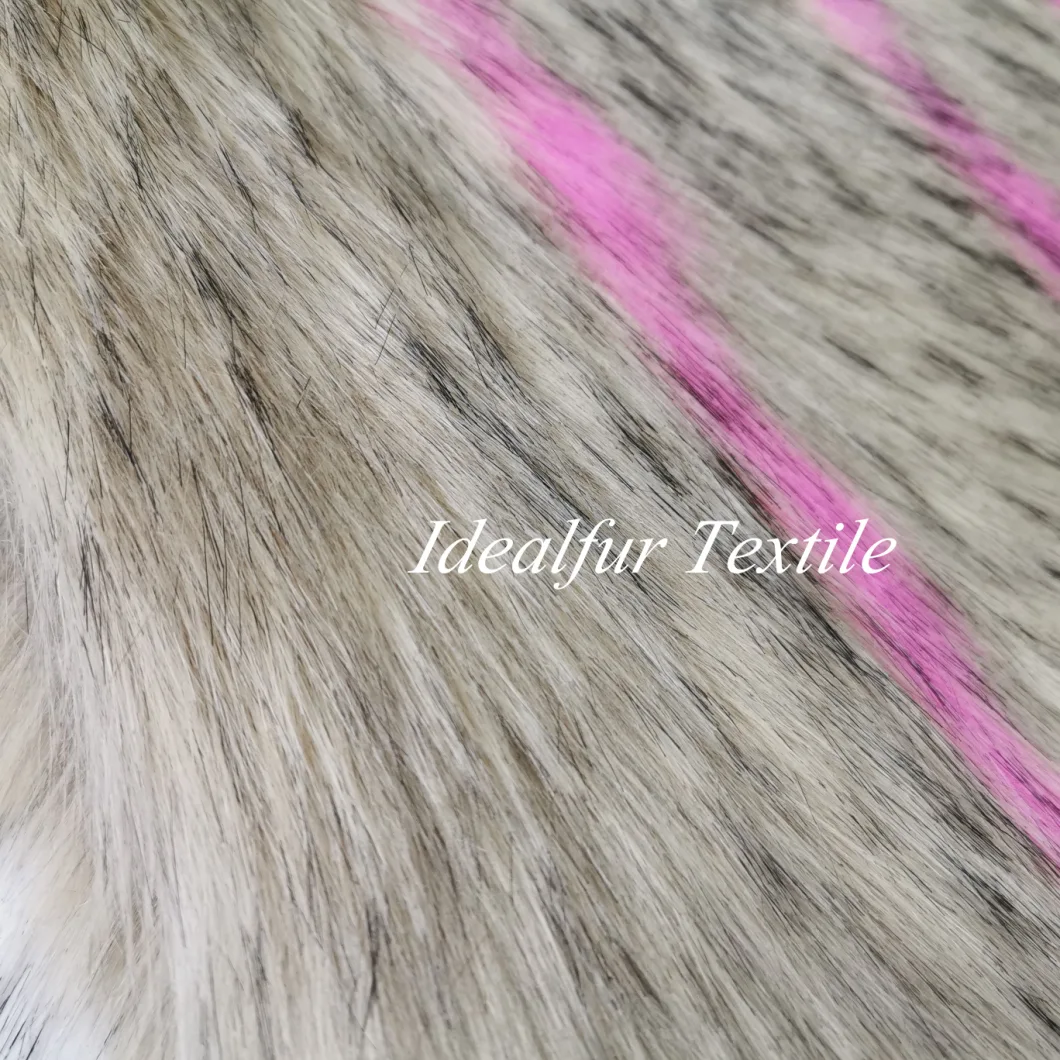 Wholesale 100% Polyester Long Pile Soft Fox Faux Fox Fur Fabric for Collar