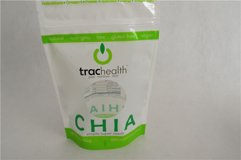 Plastic food bag/ Chia Seed Packaging bags