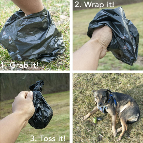 Sacchetti di rifiuti per cani invalidi