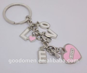 love keychain Keyring,heart keychain,love letter key chain