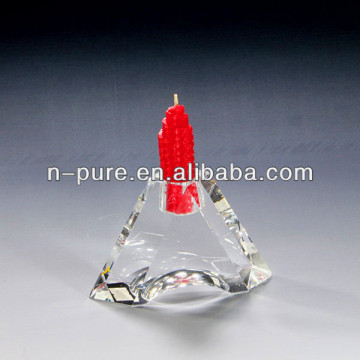 A-Shaped Bling Crystal Candle Holders