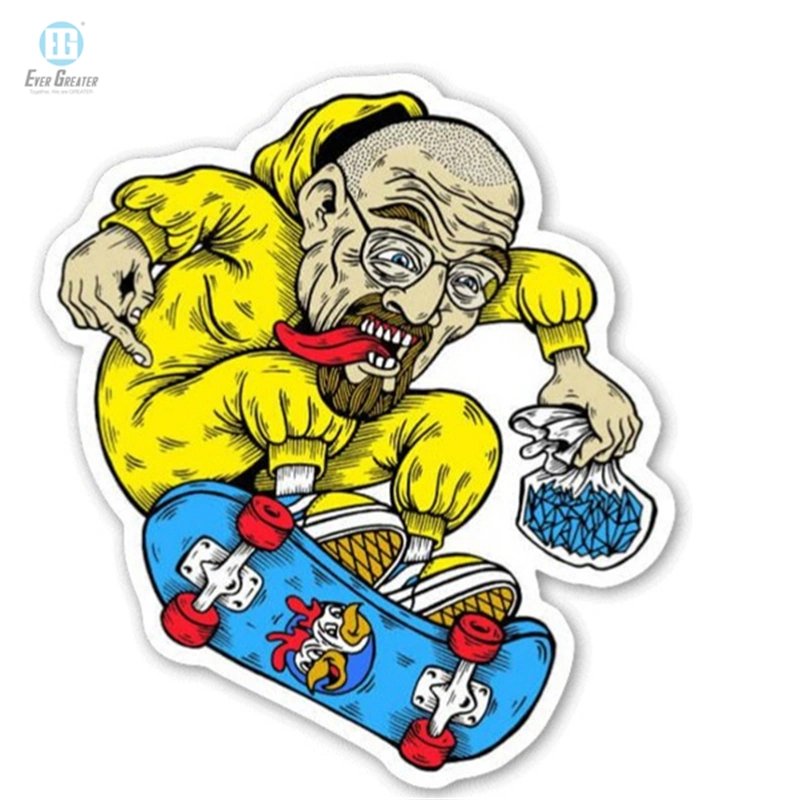 Custom Cartoon Vinyl Sticker for Decoration
