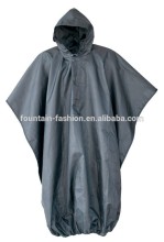 NYLON OXFORD BIKER RAIN PONCHO