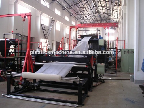 Plastic turf net production line