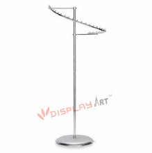 Elegant Spiral Garment Rack for display