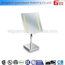 metal chrome 10x magnify makeup shaving table mirror