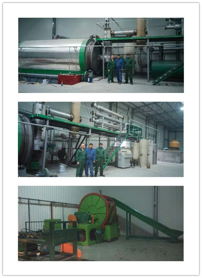 Low Cost Used Rubber Pyrolysis Plant to Oil