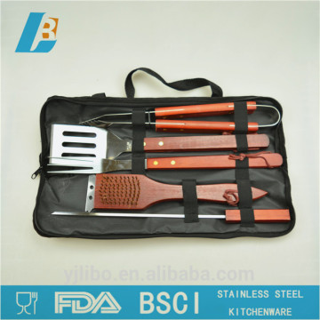 6PCS stainless steel bbq accessory bbq set