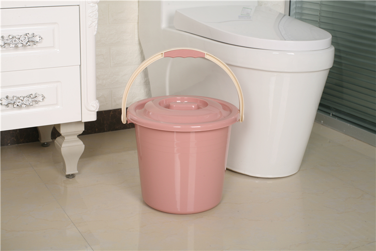 Multipurpose 10l Handle Storage Water Plastic Bucket With Lid