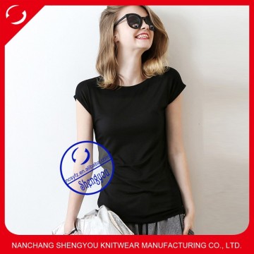 high quality women's tshirt, modal cotton tshirt, o-neck tshirt