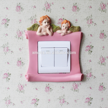 Home Wall Decors Lovely Angel Switch Frames Pink