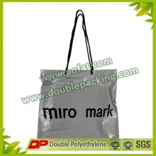 Plastic Double drawstring shopping bags