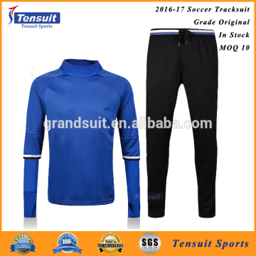 Factory low price nice football tracksuit men thailand quality gym tracksuit bottom and tops hot sale
