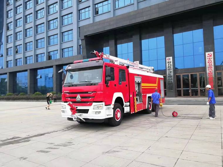 18M Howo Tower Tower Fire Truck