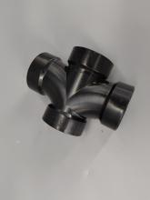 ABS DOUBLE SANITARY TEE REDUCING for Piping system