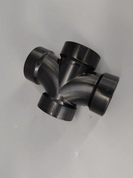 ABS DOUBLE SANITARY TEE REDUCING for Piping system