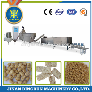 stainless steel textured soy chunks meat food equipment