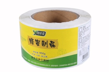 honey products label