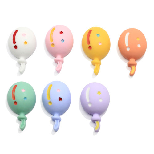 Kawaii 15 * 26mm dessin animé ballon flatback résine Cabochons Scrapbooking embellissement artisanat bricolage pince à cheveux épingle à cheveux bricolage artisanat