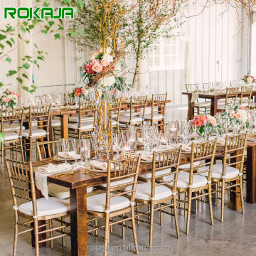 Solid Wood Wedding Party Chairs & Chiavari Banquet Chairs