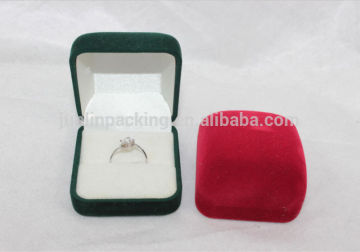 Exquisite flocking jewellry ring gift box