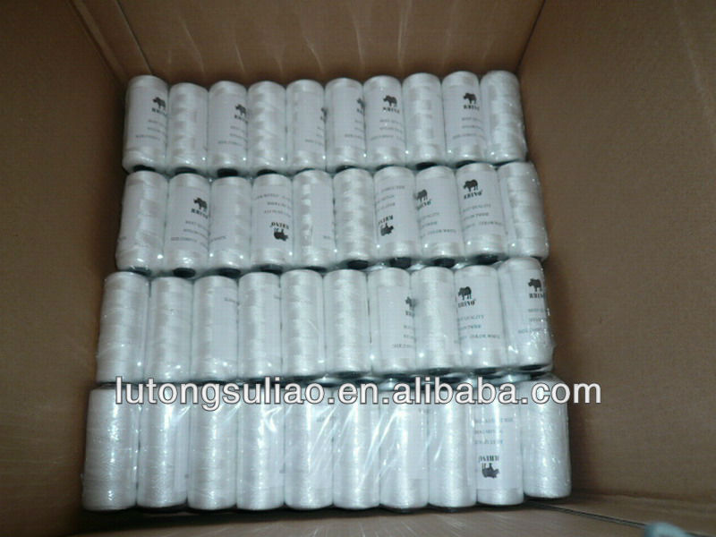 white polyester yarn twine, fishing twine 10s/24 1/2 lb spool