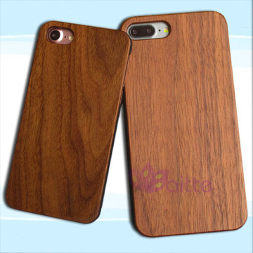 Raw material different wood material wood hard case for iphone 7