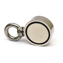 500LBS Double Sided Retrieval Salvage Neodymium Fishing Magnet Kit with Eyebolt Set