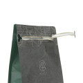 Bolsa de fondo plano de grado alimenticio impreso 100% personalizado con bolsas de café con cremallera