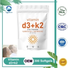 OEM Vitamin D3 K2 Softgels Vitamin Supplement