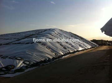 High tear strength plastic silage tarp