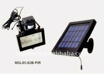 2W solar pir security light, solar security light pir, solar security light with pir