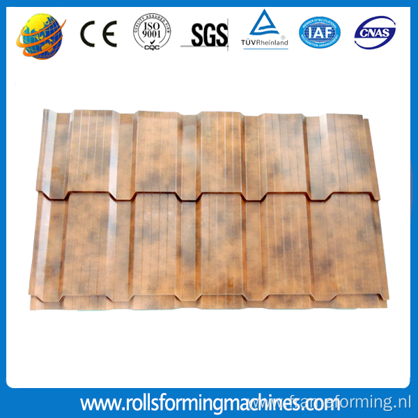 Glazed Tile Roofing Sheet Panel Roll Forming Machine