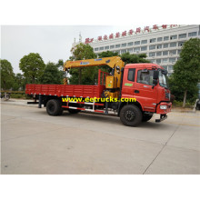 Dongfeng 220hp 8ton Cranes za lori