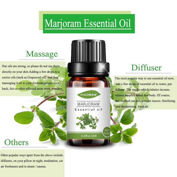 Wholesale organic marjoram essential oil for skin care