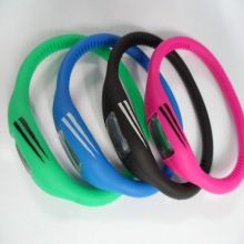 Unisex Silicone Wristband Watch , Jelly Anion Sports Quartz Swim Watch