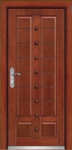 Steel Wood Safety Armed Door (BG-A9001)