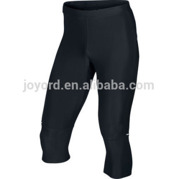 Compression Black pant men capris legging