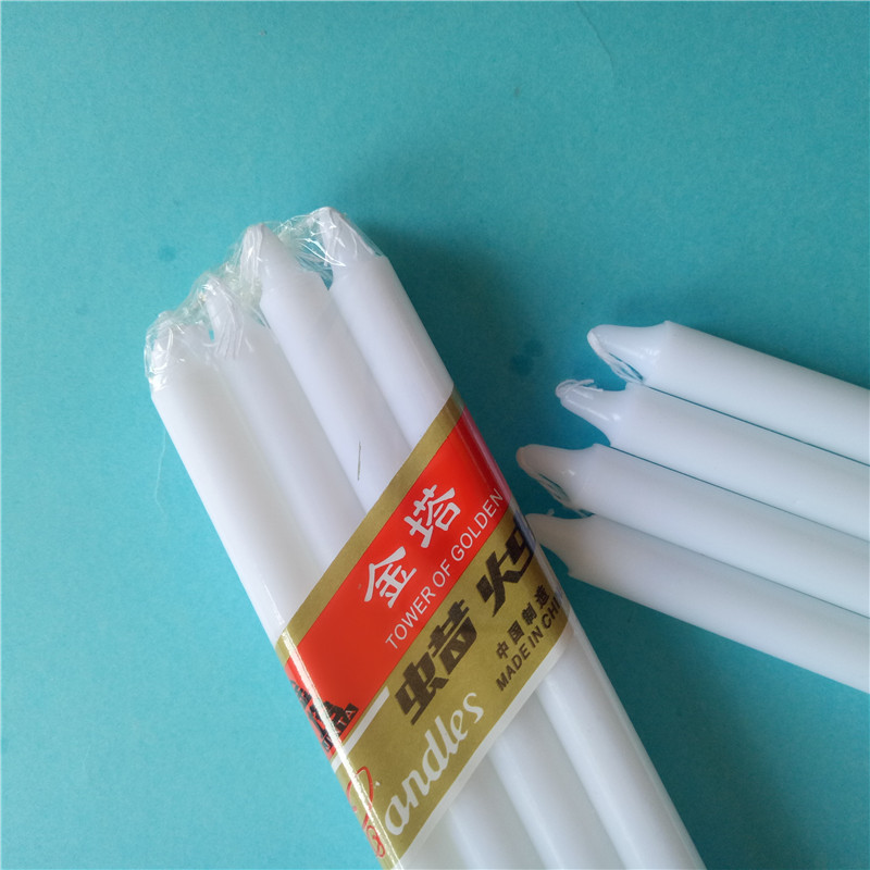 Cheap Price to Africa Cellophane Pack White Candles