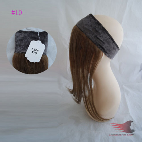 Stock 14inch Mongolian Human Hair lace grip #10 wig grip band