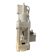 油圧鉄削りくずチップブロック製造機