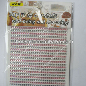 3MM Crystal Rhinestone Stickers for cars